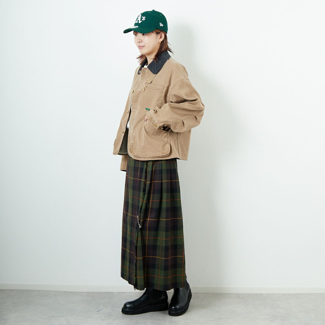 L.L.BEAN [エルエルビーン] Bean's プロスペクトハーバー フィールドコート [5475-1143] 71 FADE TA &&モデル身長：167cm 着用サイズ：M&&