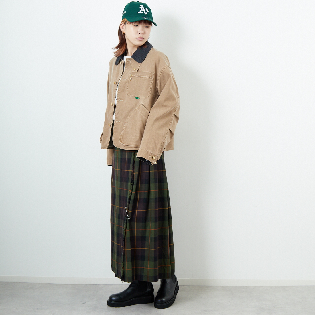 L.L.BEAN [エルエルビーン] Bean's プロスペクトハーバー フィールドコート [5475-1143] 71 FADE TA &&モデル身長：167cm 着用サイズ：M&&