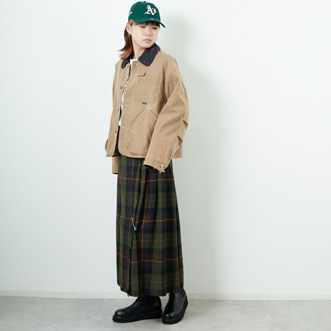 L.L.BEAN [エルエルビーン] Bean's プロスペクトハーバー フィールドコート [5475-1143] 71 FADE TA &&モデル身長：167cm 着用サイズ：M&&