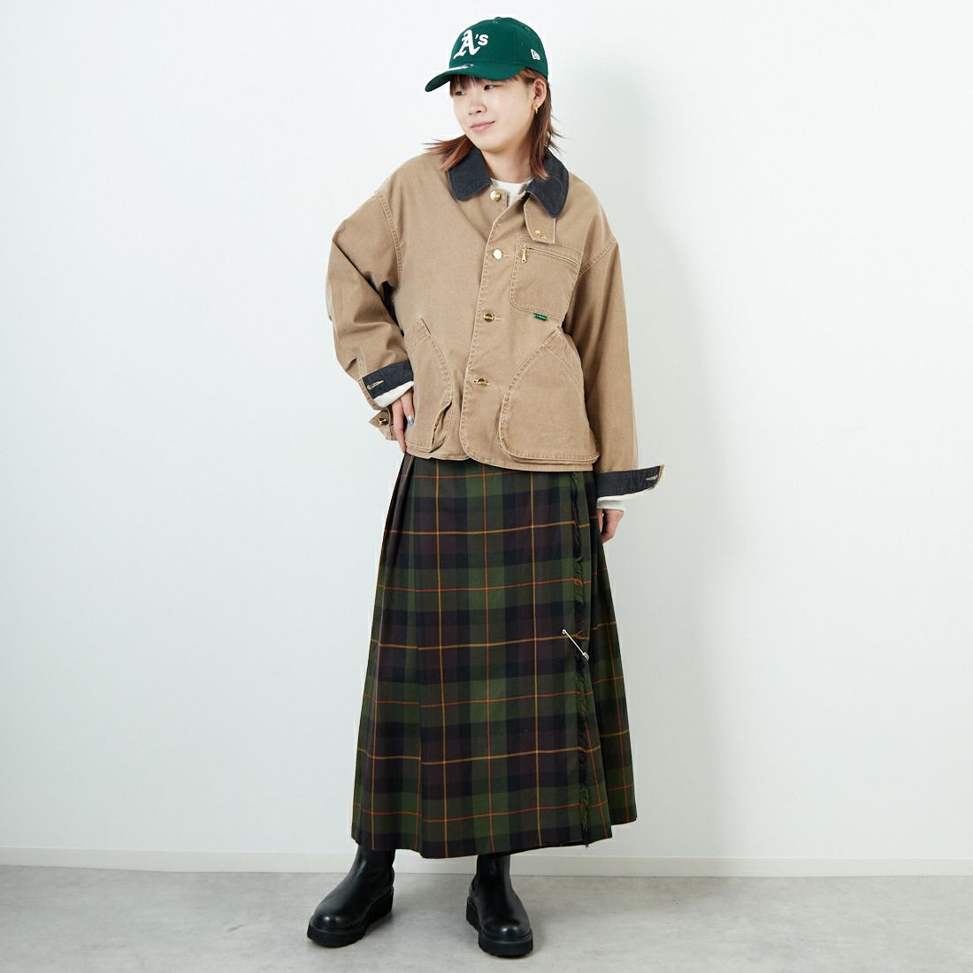 L.L.BEAN [エルエルビーン] Bean's プロスペクトハーバー フィールドコート [5475-1143] 71 FADE TA &&モデル身長：167cm 着用サイズ：M&&