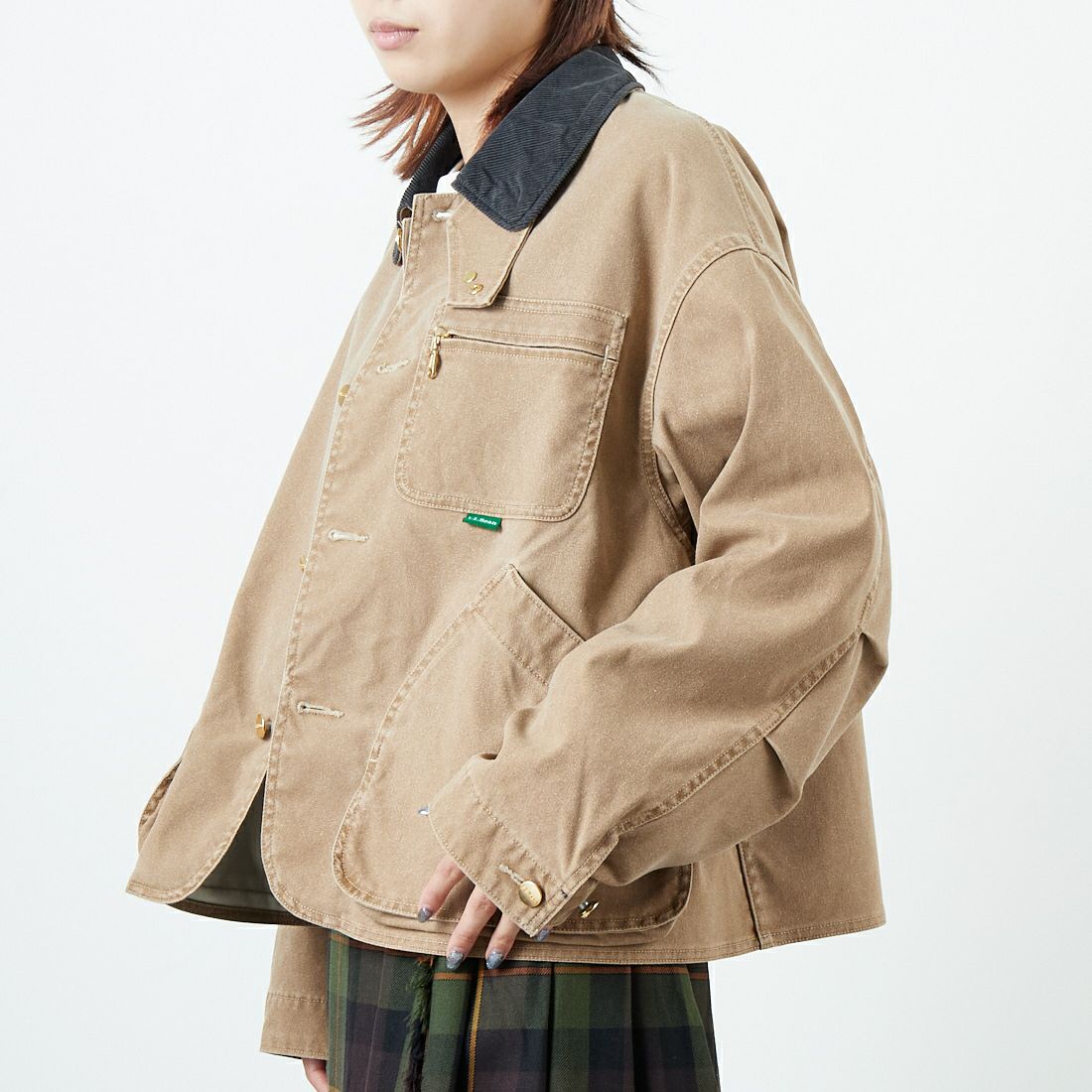 L.L.BEAN [エルエルビーン] Bean's プロスペクトハーバー フィールドコート [5475-1143] 71 FADE TA &&モデル身長：167cm 着用サイズ：M&&