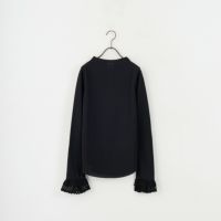 RhodolirioN [ロドリリオン] リブレースカフブルオーバーTシャツ