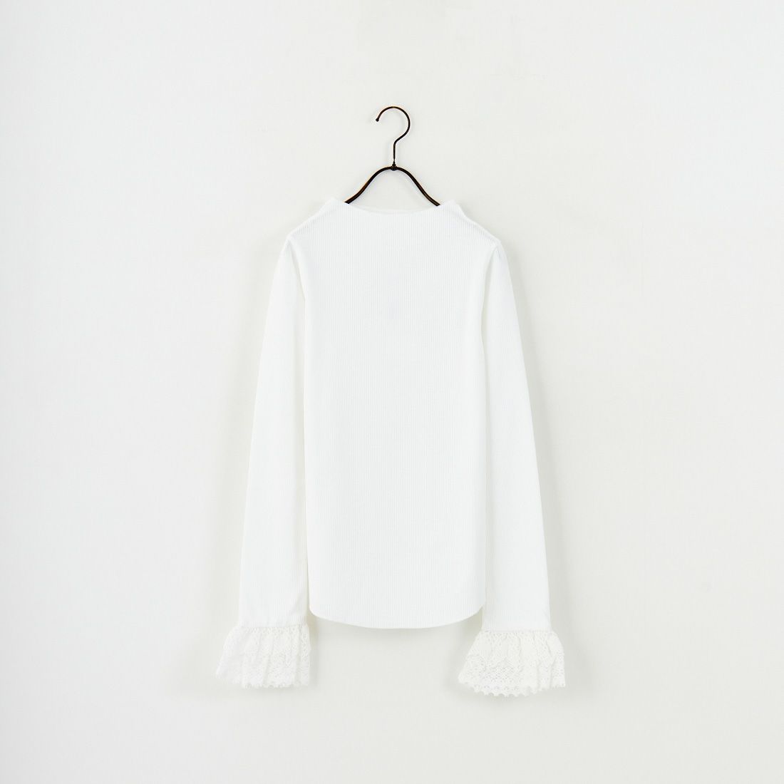 RhodolirioN [ロドリリオン] リブレースカフブルオーバーTシャツ [RV1096] A WHITE