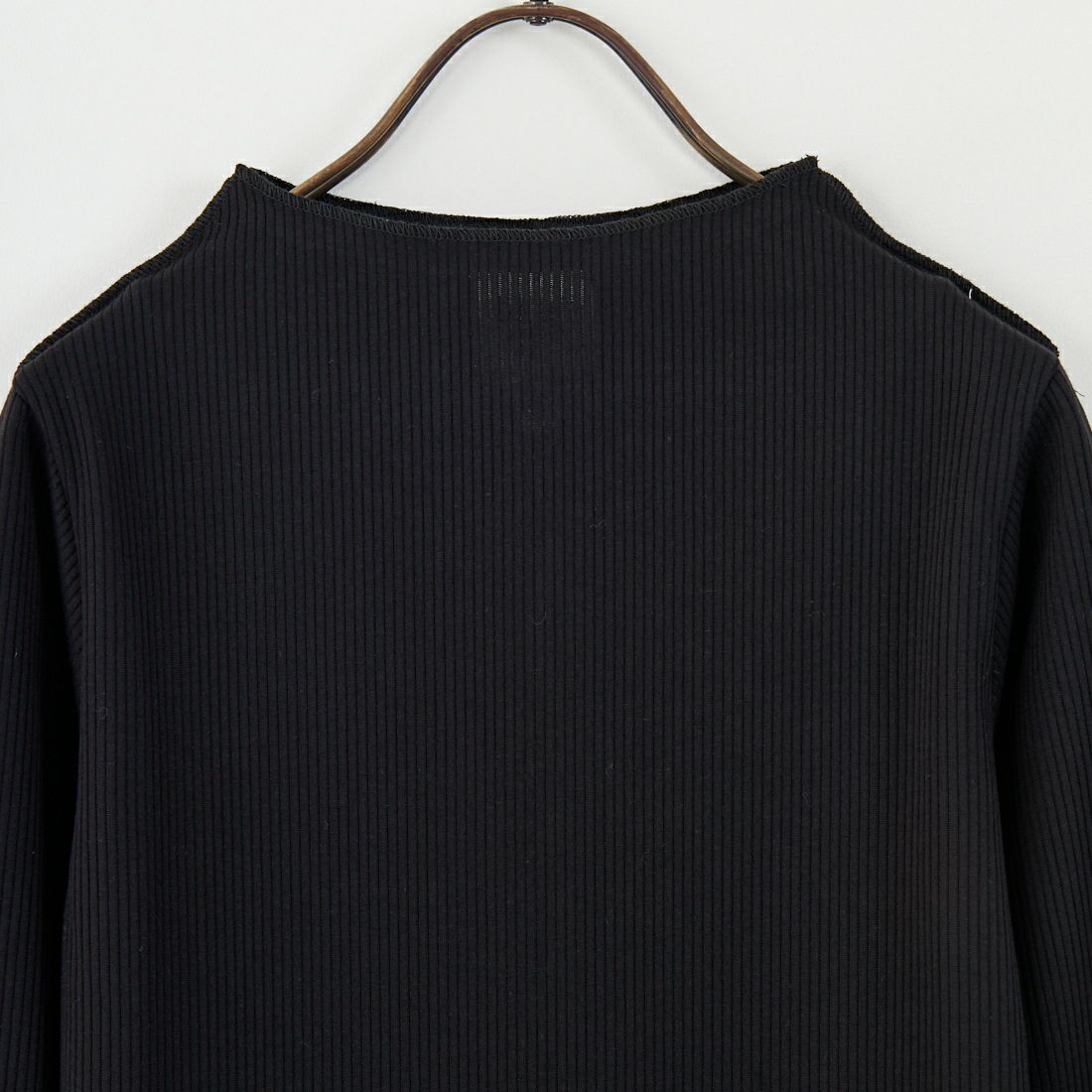 RhodolirioN [ロドリリオン] リブレースカフブルオーバーTシャツ [RV1096] C BLACK