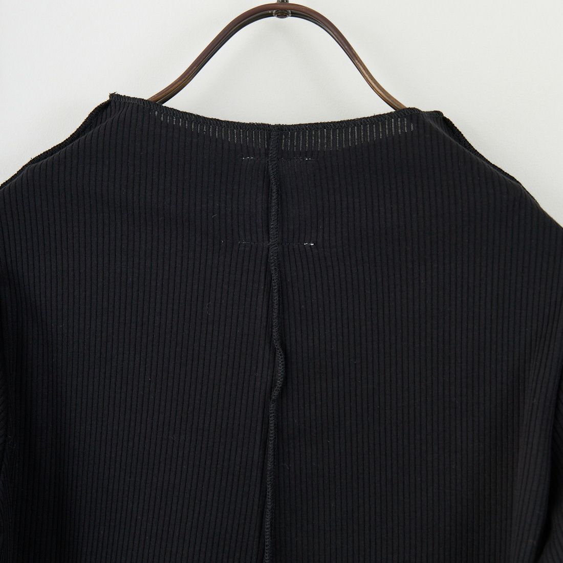 RhodolirioN [ロドリリオン] リブレースカフブルオーバーTシャツ [RV1096] C BLACK