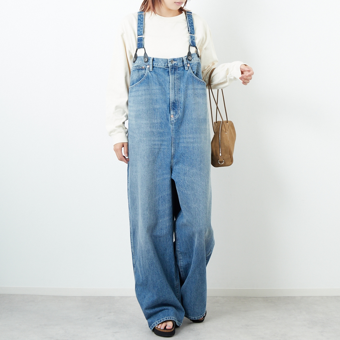 INDIGO&&モデル身長：167cm 着用サイズ：ONE SIZE&&
