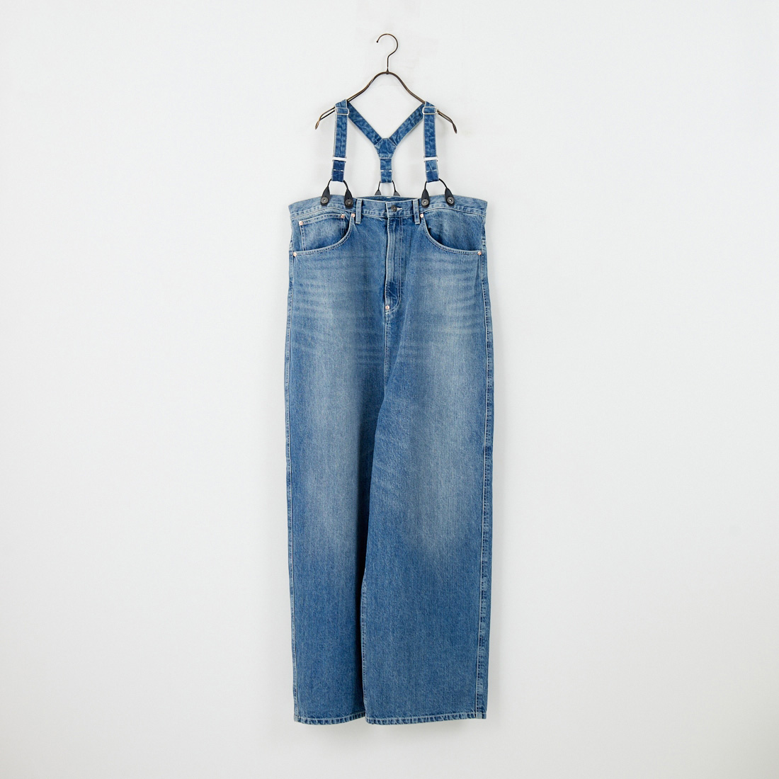 RhodolirioN [ロドリリオン] 5ポケットサスペンダーパンツ [RV1056] INDIGO