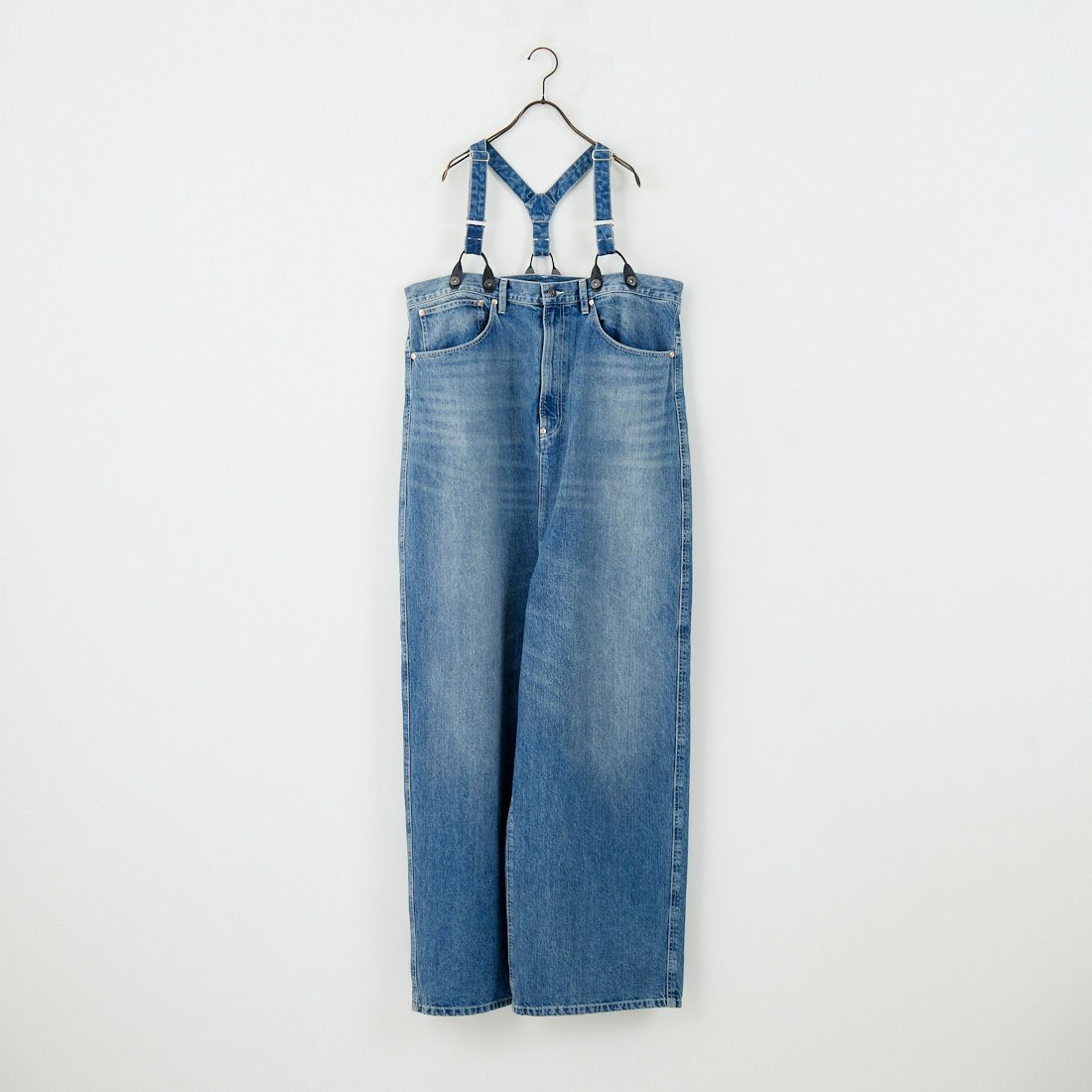 RhodolirioN [ロドリリオン] 5ポケットサスペンダーパンツ [RV1056] INDIGO