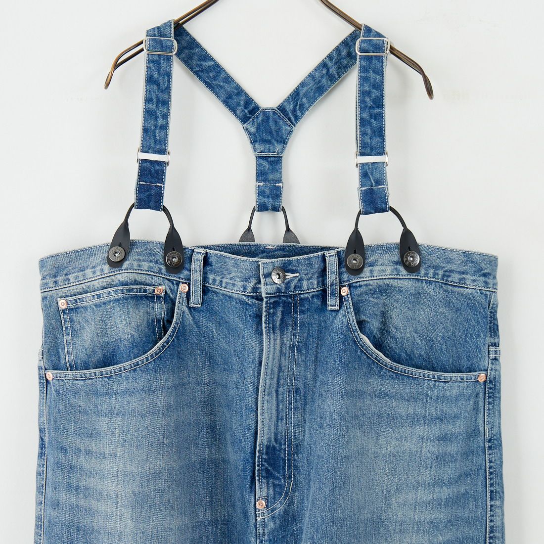 RhodolirioN [ロドリリオン] 5ポケットサスペンダーパンツ [RV1056] INDIGO