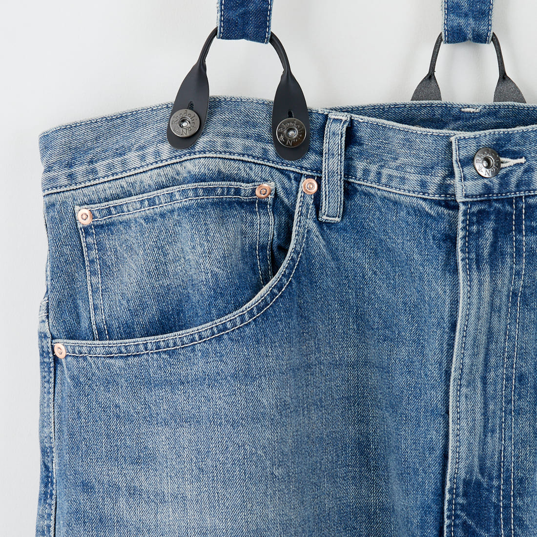 RhodolirioN [ロドリリオン] 5ポケットサスペンダーパンツ [RV1056] INDIGO