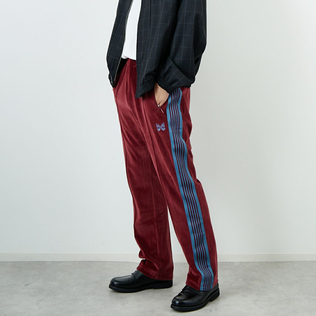 B BURGUNDY&&モデル身長：179cm 着用サイズ：M&&