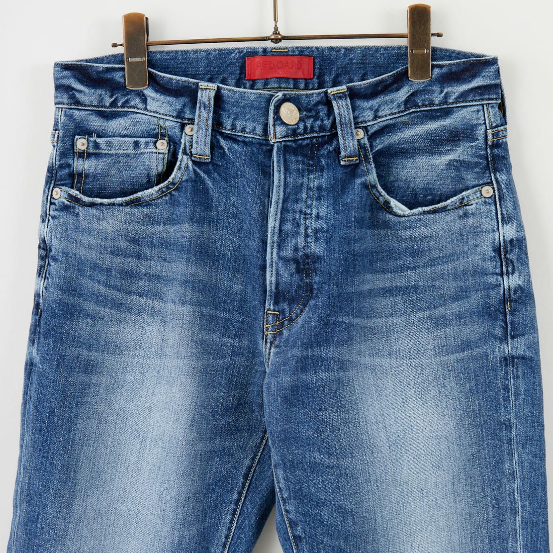 RED CARD TOKYO [レッドカード トーキョー] Rhythm+ スリムテーパードデニム [12M86801VMD] K-VINT MID