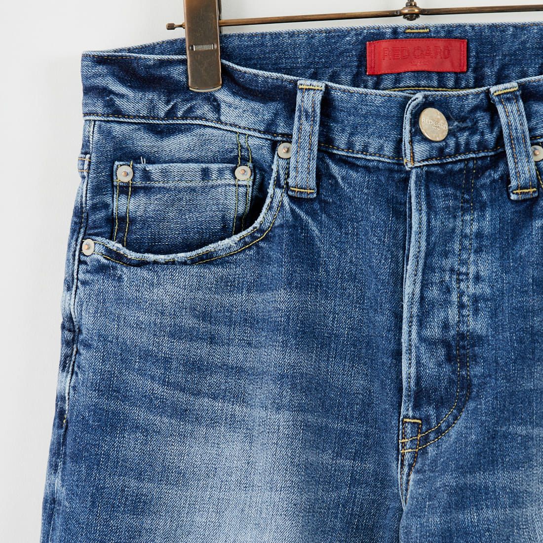 RED CARD TOKYO [レッドカード トーキョー] Rhythm+ スリムテーパードデニム [12M86801VMD] K-VINT MID
