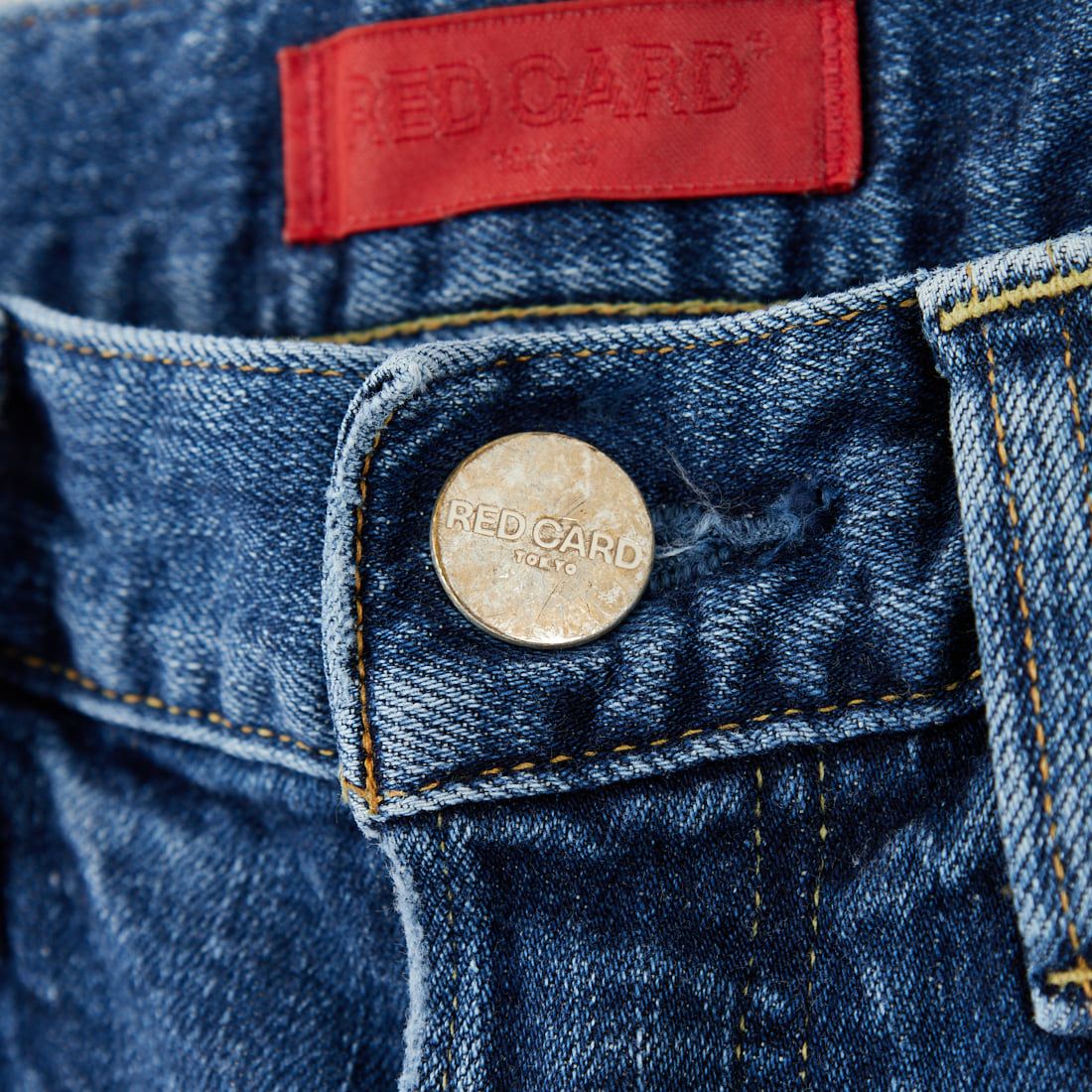 RED CARD TOKYO [レッドカード トーキョー] Rhythm+ スリムテーパードデニム [12M86801VMD] K-VINT MID