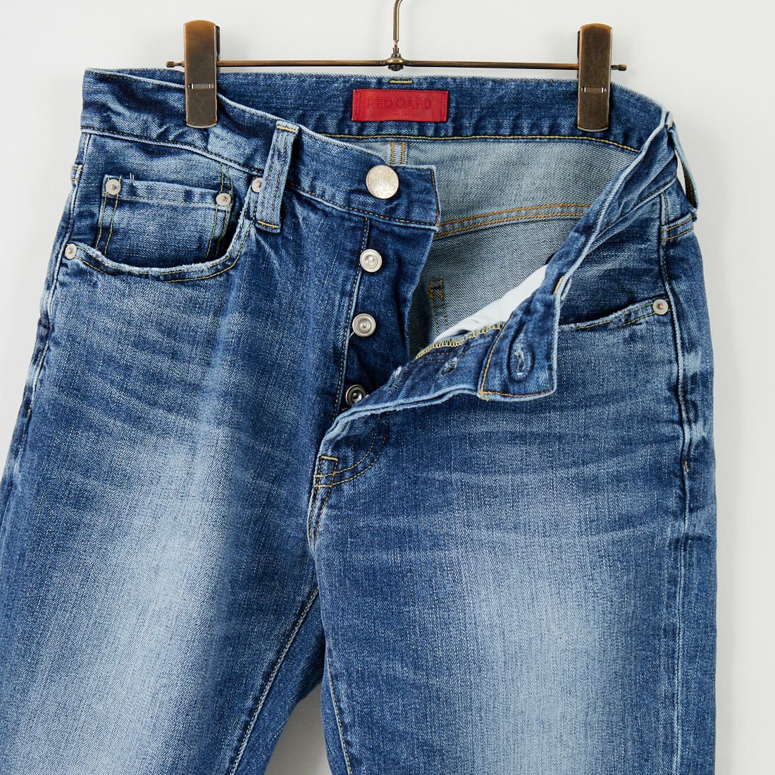 RED CARD TOKYO [レッドカード トーキョー] Rhythm+ スリムテーパードデニム [12M86801VMD] K-VINT MID