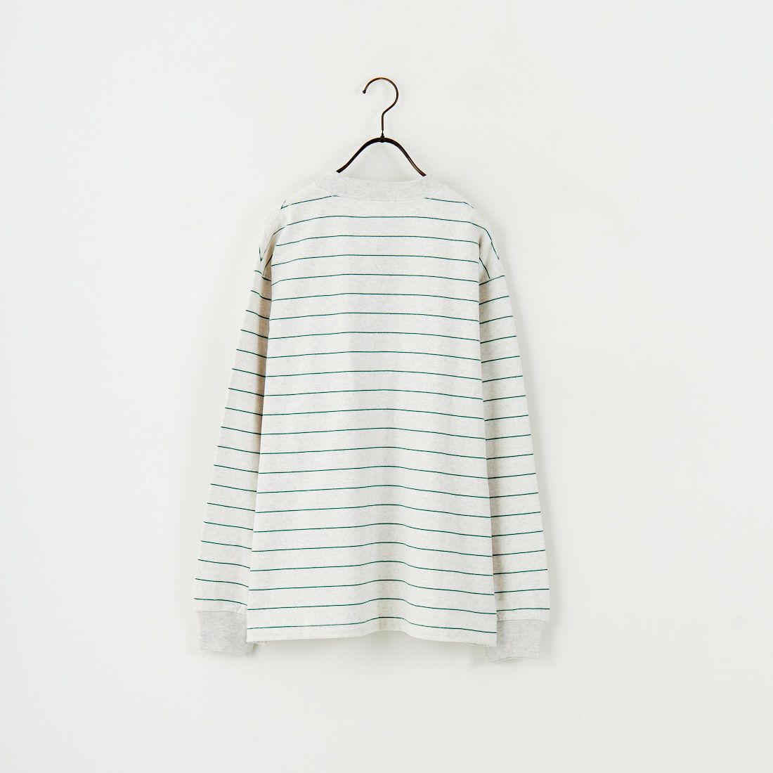 L.L.BEAN [エルエルビーン] ユニオン ロングスリーブ ストライプTシャツ [5475-1133] 90 BIR/GRA
