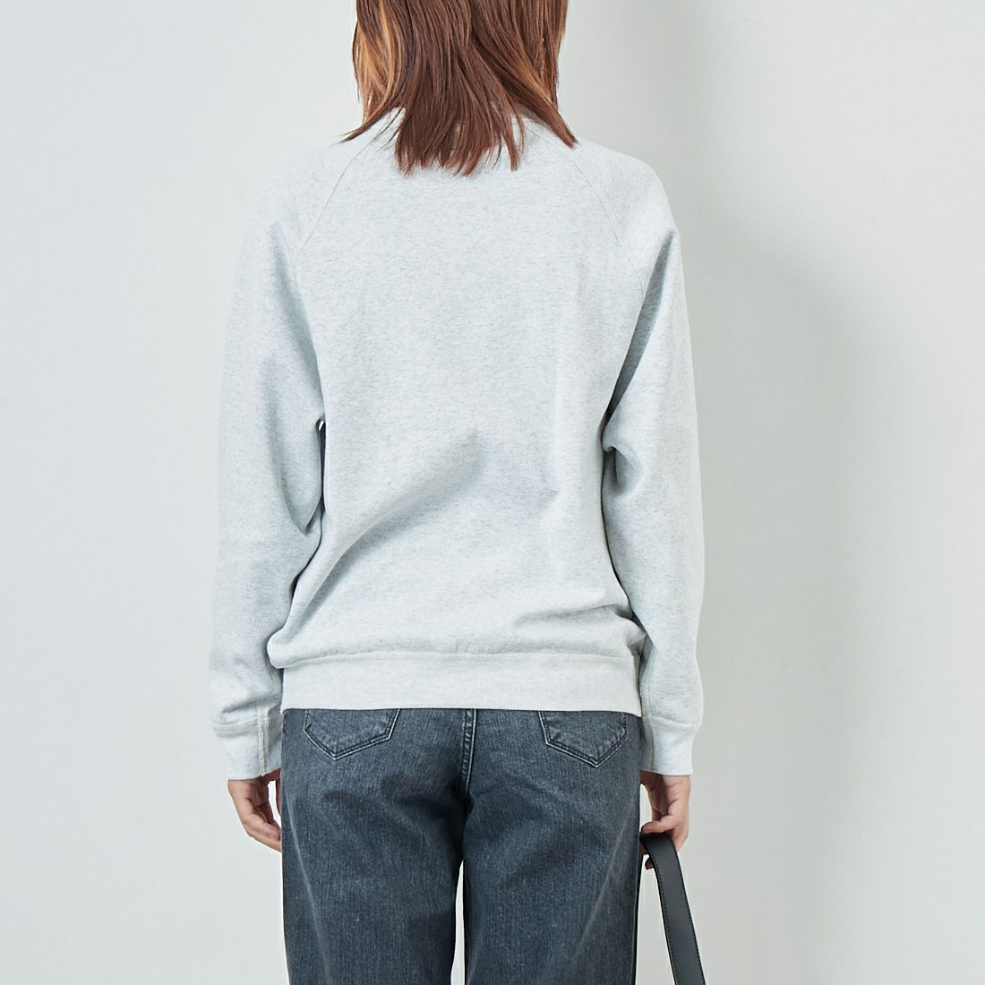 L.L.BEAN [エルエルビーン] PORTAGE クルーネックスウェット [5475-1134] 19 BIRCH &&モデル身長：167cm 着用サイズ：M&&