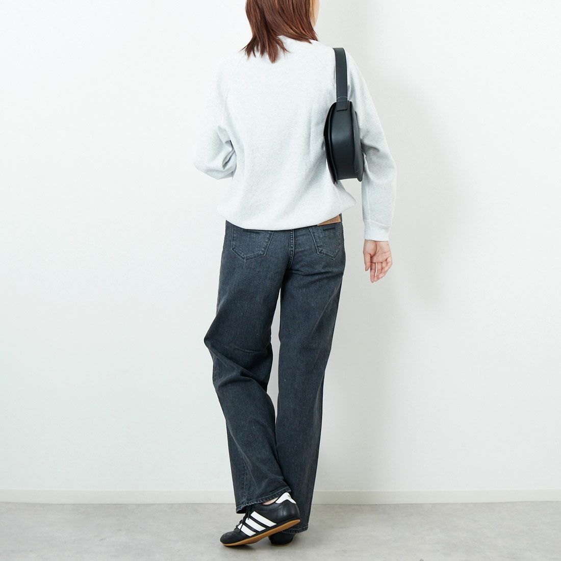 L.L.BEAN [エルエルビーン] PORTAGE クルーネックスウェット [5475-1134] 19 BIRCH &&モデル身長：167cm 着用サイズ：M&&