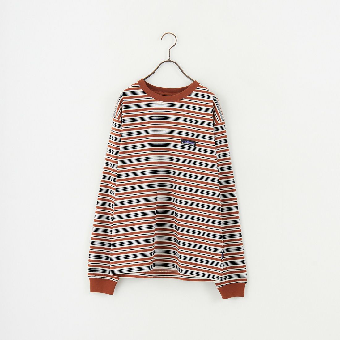 THOUSAND MILE [サウザンド マイル] ボーダーロングスリーブTシャツ [TM252TC00290] 95 BROWN