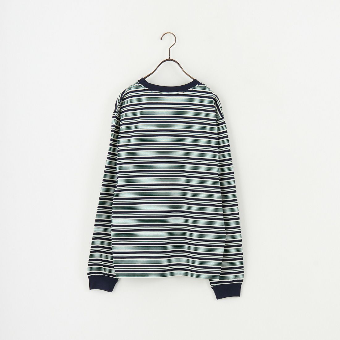THOUSAND MILE [サウザンド マイル] ボーダーロングスリーブTシャツ [TM252TC00290] 96 GREEN
