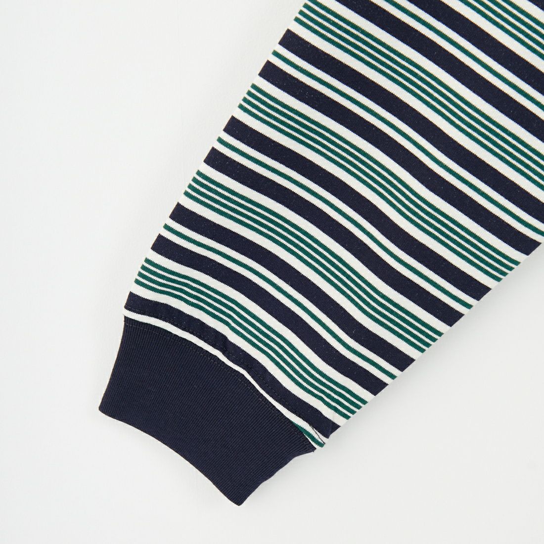 THOUSAND MILE [サウザンド マイル] ボーダーロングスリーブTシャツ [TM252TC00290] 96 GREEN