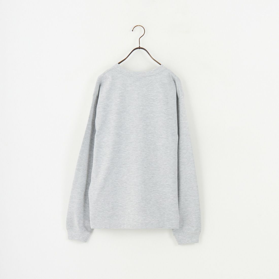 THOUSAND MILE [サウザンド マイル] ワンポイント刺繍ロゴ ロングスリーブTシャツ [TM252TC00280] 15 MD.GRY