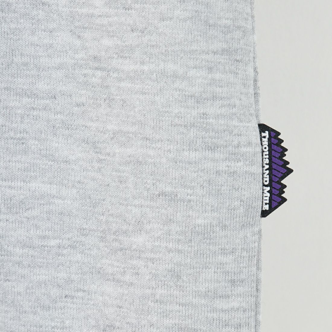 THOUSAND MILE [サウザンド マイル] ワンポイント刺繍ロゴ ロングスリーブTシャツ [TM252TC00280] 15 MD.GRY