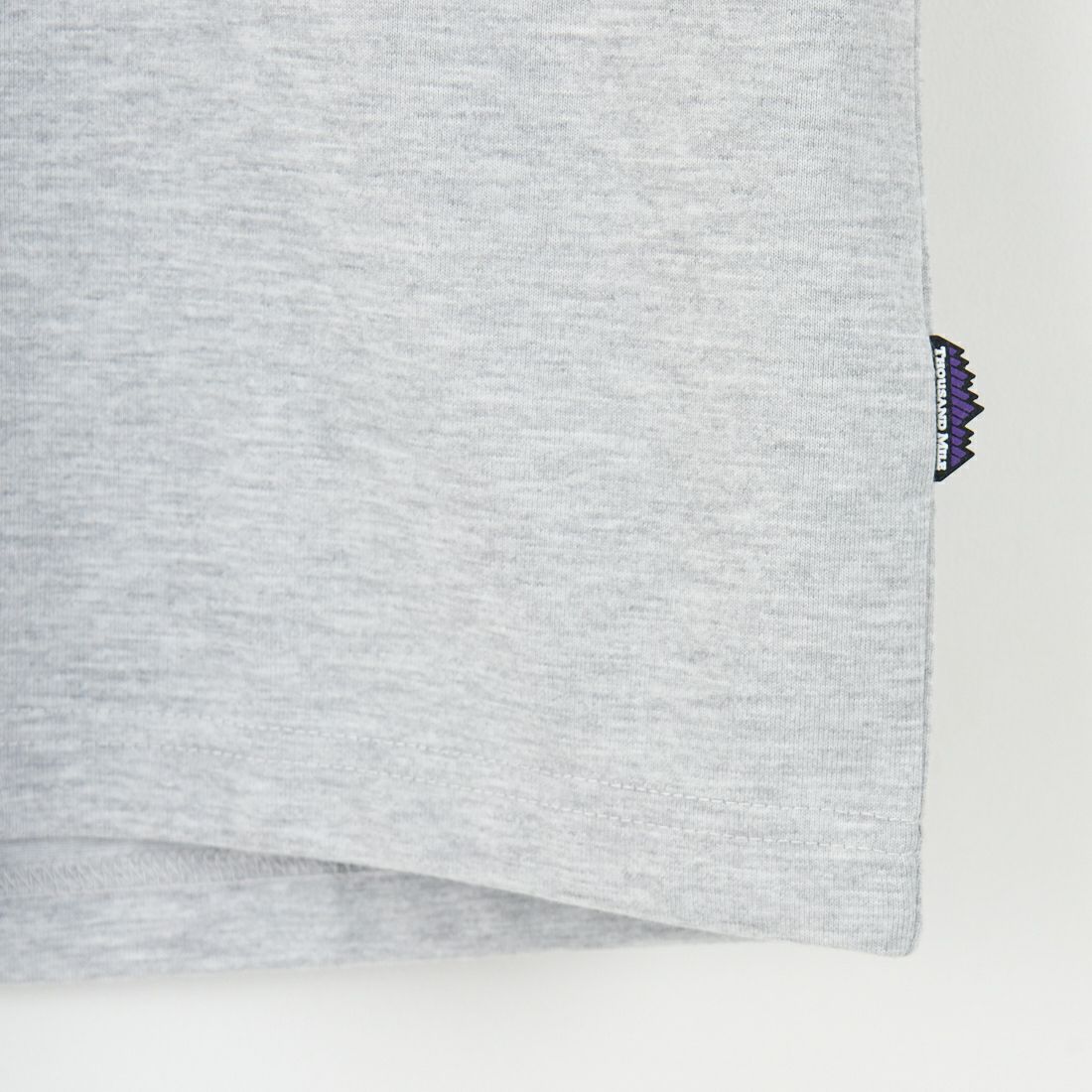 THOUSAND MILE [サウザンド マイル] ワンポイント刺繍ロゴ ロングスリーブTシャツ [TM252TC00280] 15 MD.GRY