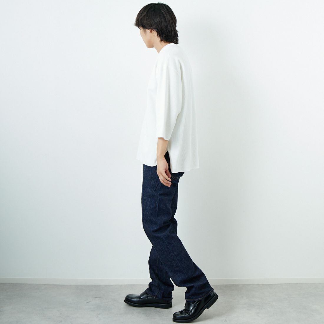WAREHOUSE [ウエアハウス] 1947モデル Lot DD-1001XX ジーンズ [DD1001XX] ONE WASH &&モデル身長：179cm 着用サイズ：31&&
