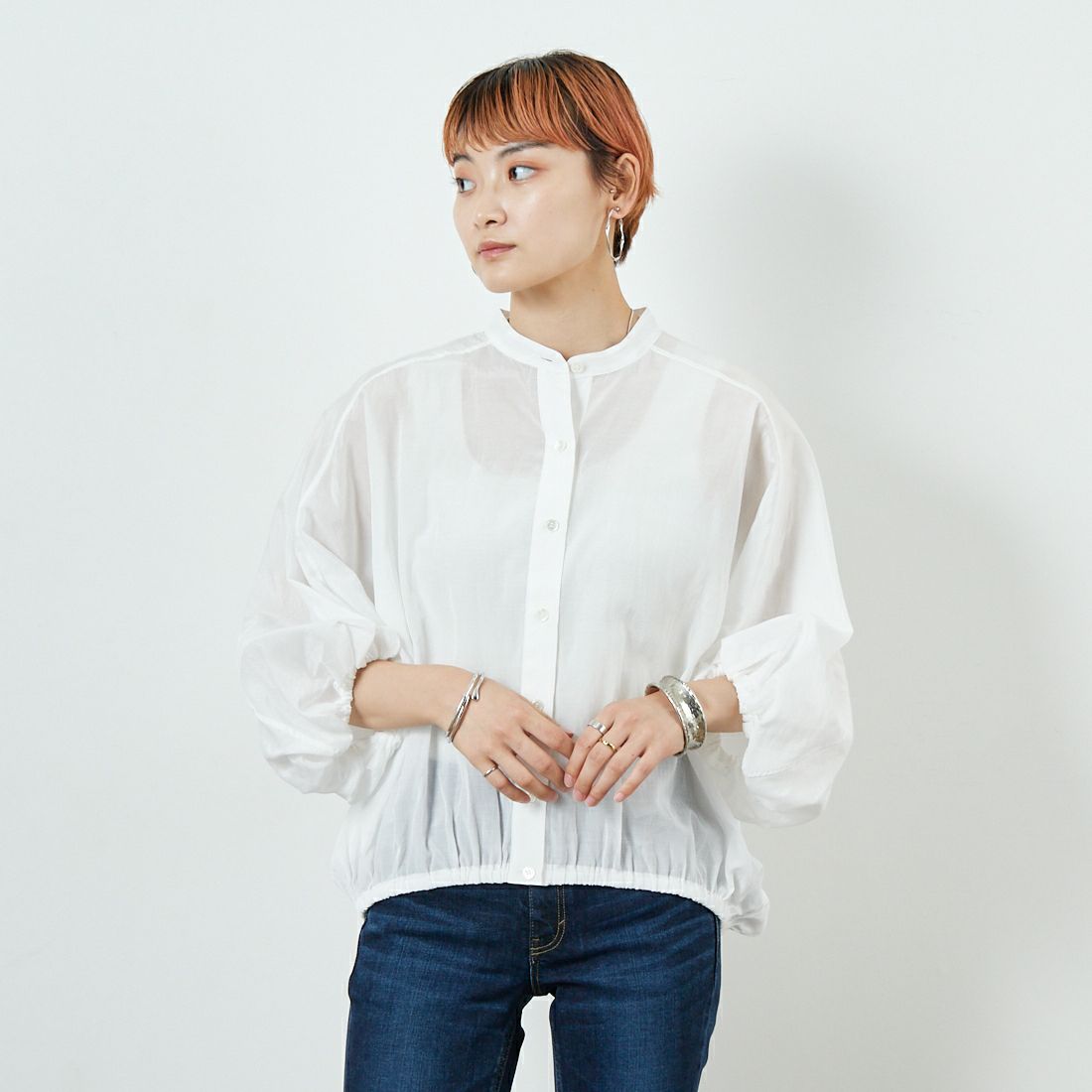 OFF WHITE&&モデル身長：160cm 着用サイズ：F&&