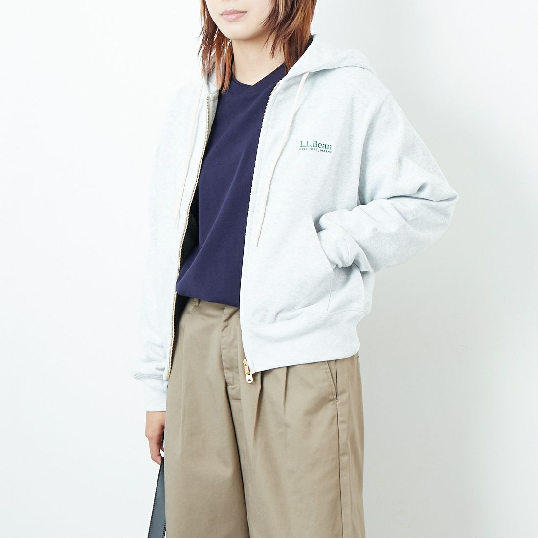 L.L.BEAN [エルエルビーン] PORTAGE フルジップフーデッドスウェット [5475-1135]