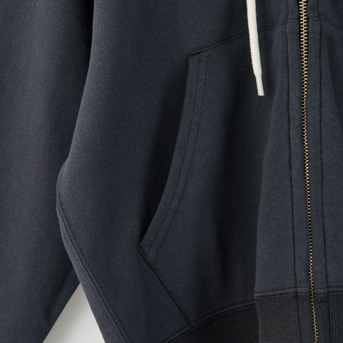 L.L.BEAN [エルエルビーン] PORTAGE フルジップフーデッドスウェット [5475-1135] 48 DK.CHAR