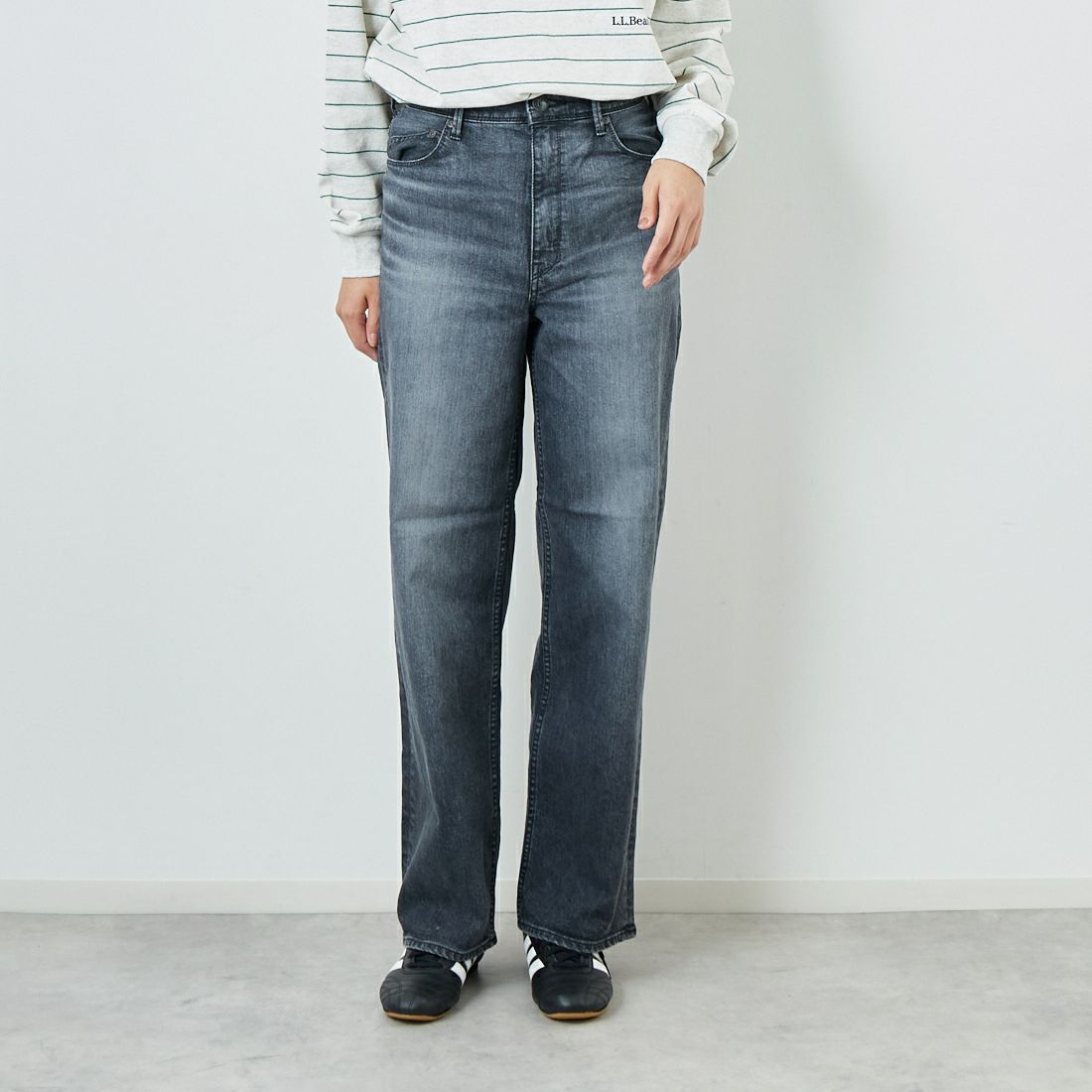 YANUK LILITH PREMIUM2 ワイドストレートジーンズ　23 PREMIUM2 ストレート