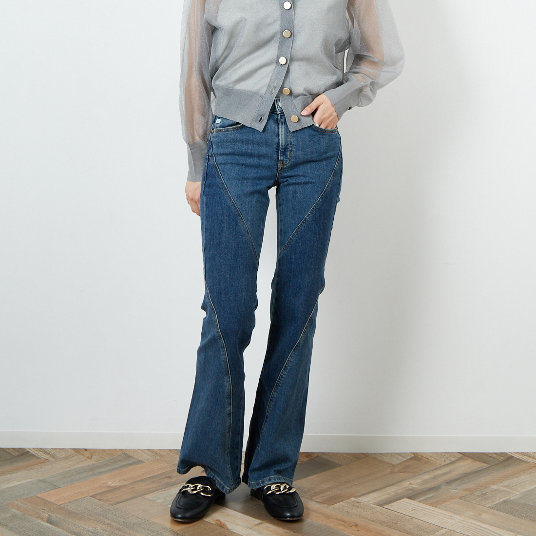 786 SPIRAL&&モデル身長：160cm 着用サイズ：26&&