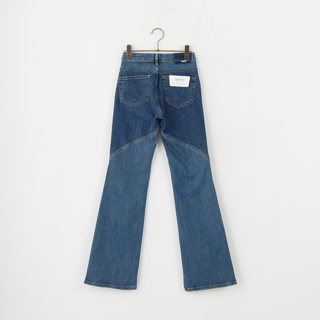 SOMETHING [サムシング] LISA スパイラルフレアデニムパンツ [SKY31] 786 SPIRAL