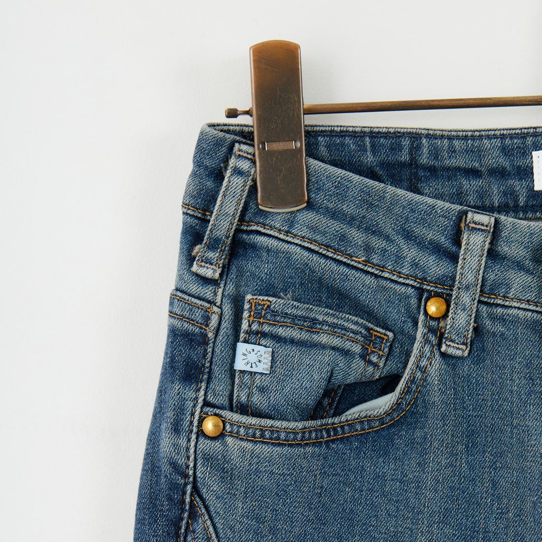 SOMETHING [サムシング] LISA スパイラルフレアデニムパンツ [SKY31] 786 SPIRAL