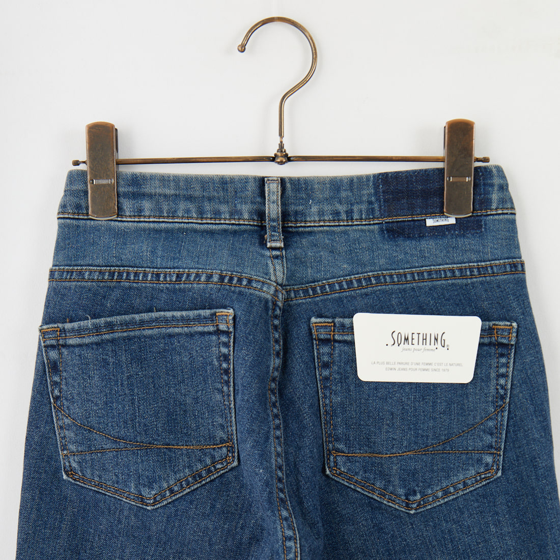 SOMETHING [サムシング] LISA スパイラルフレアデニムパンツ [SKY31] 786 SPIRAL