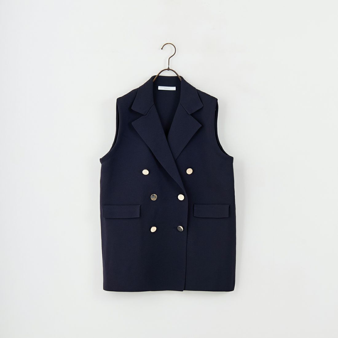 TORRAZZO DONNA [トラッゾドンナ] ミラノリブニットベスト [6260-410] 99 D.NAVY