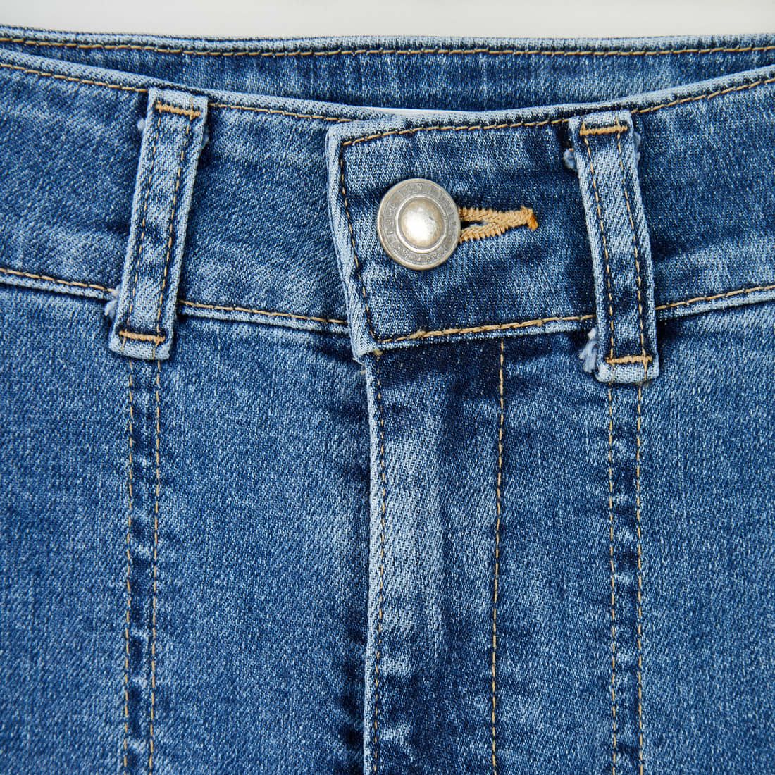 SOMETHING [サムシング] LISA レースアップワイドデニム [SEA580] 98 L.BLUE