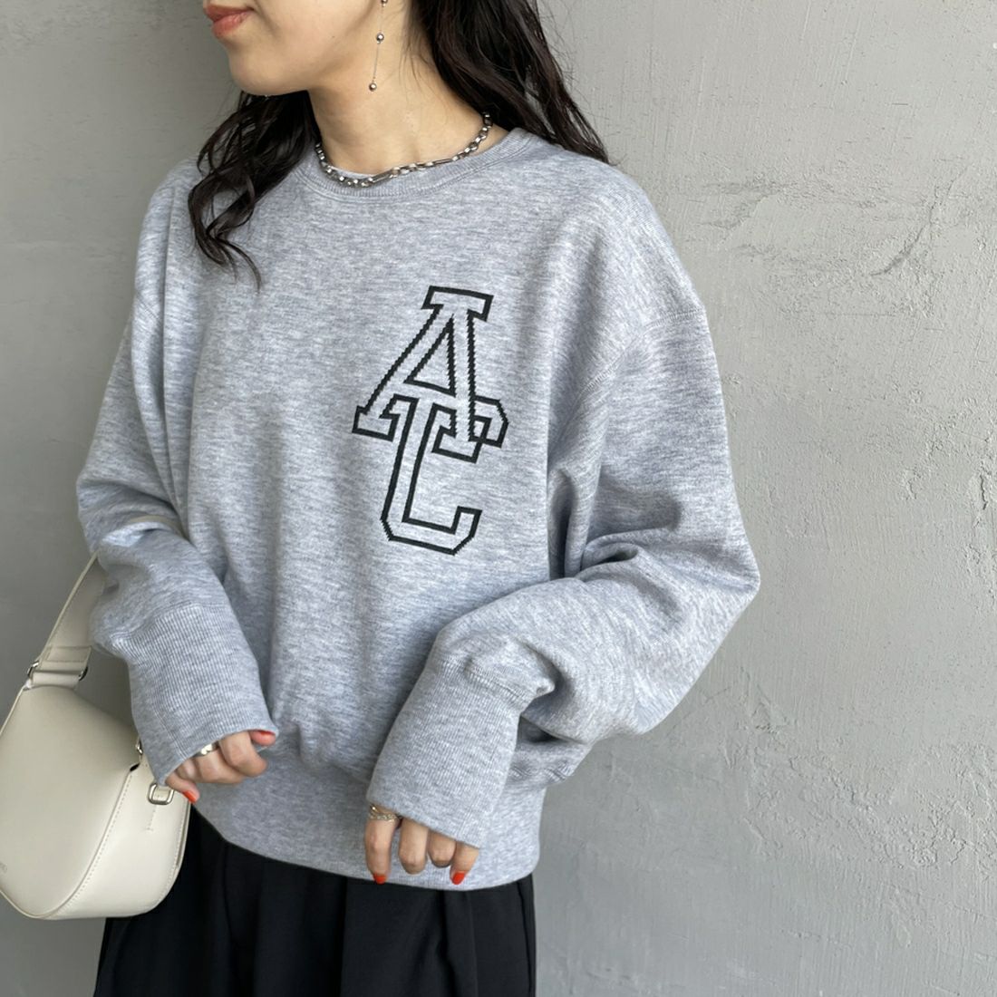 ｸﾞﾚｰ&&モデル身長：160cm 着用サイズ：ONE SIZE&&