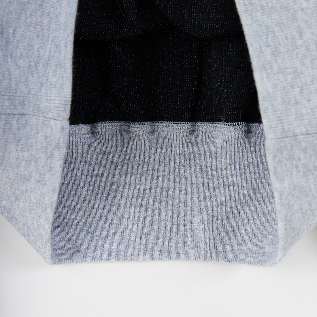 Americana × JEANS FACTORY [アメリカーナ × ジーンズファクトリー] 別注 ショート丈 バックロゴ スウェットライクニット [ASO-C-003-1-JF] ｸﾞﾚｰ