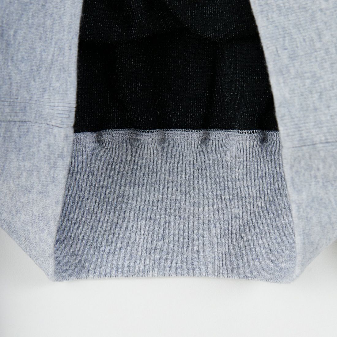 Americana × JEANS FACTORY [アメリカーナ × ジーンズファクトリー] 別注 ショート丈 バックロゴ スウェットライクニット [ASO-C-003-1-JF] ｸﾞﾚｰ