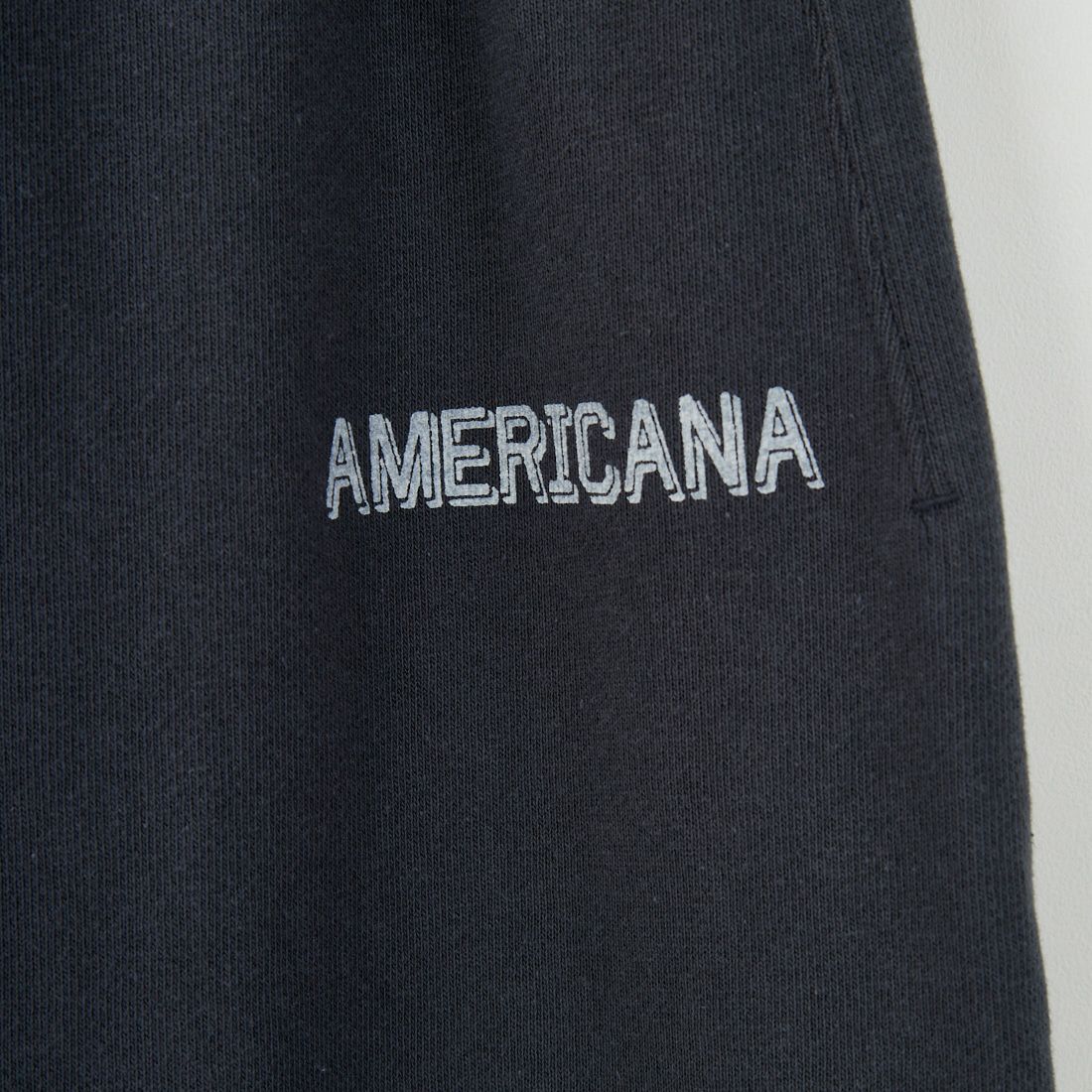 Americana × JEANS FACTORY [アメリカーナ × ジーンズファクトリー] 別注 ロゴプリント スウェットパンツ [BRF-788A-2-JF] ｽﾐｸﾛ