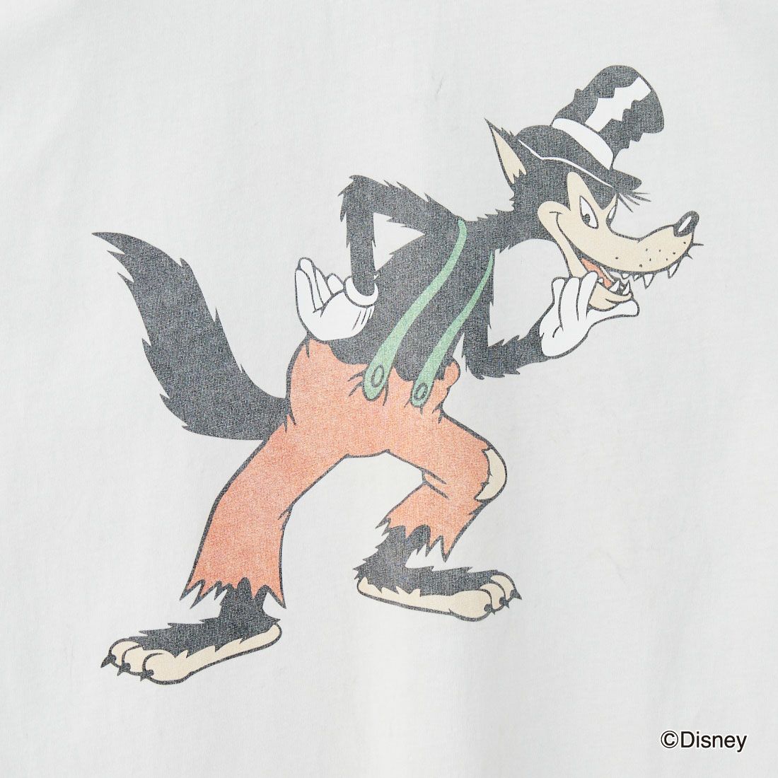 JACKSON MATISSE [ジャクソンマティス] 「THE BIG BAD WOLF」 プリントTシャツ [JM25AW001] WHITE