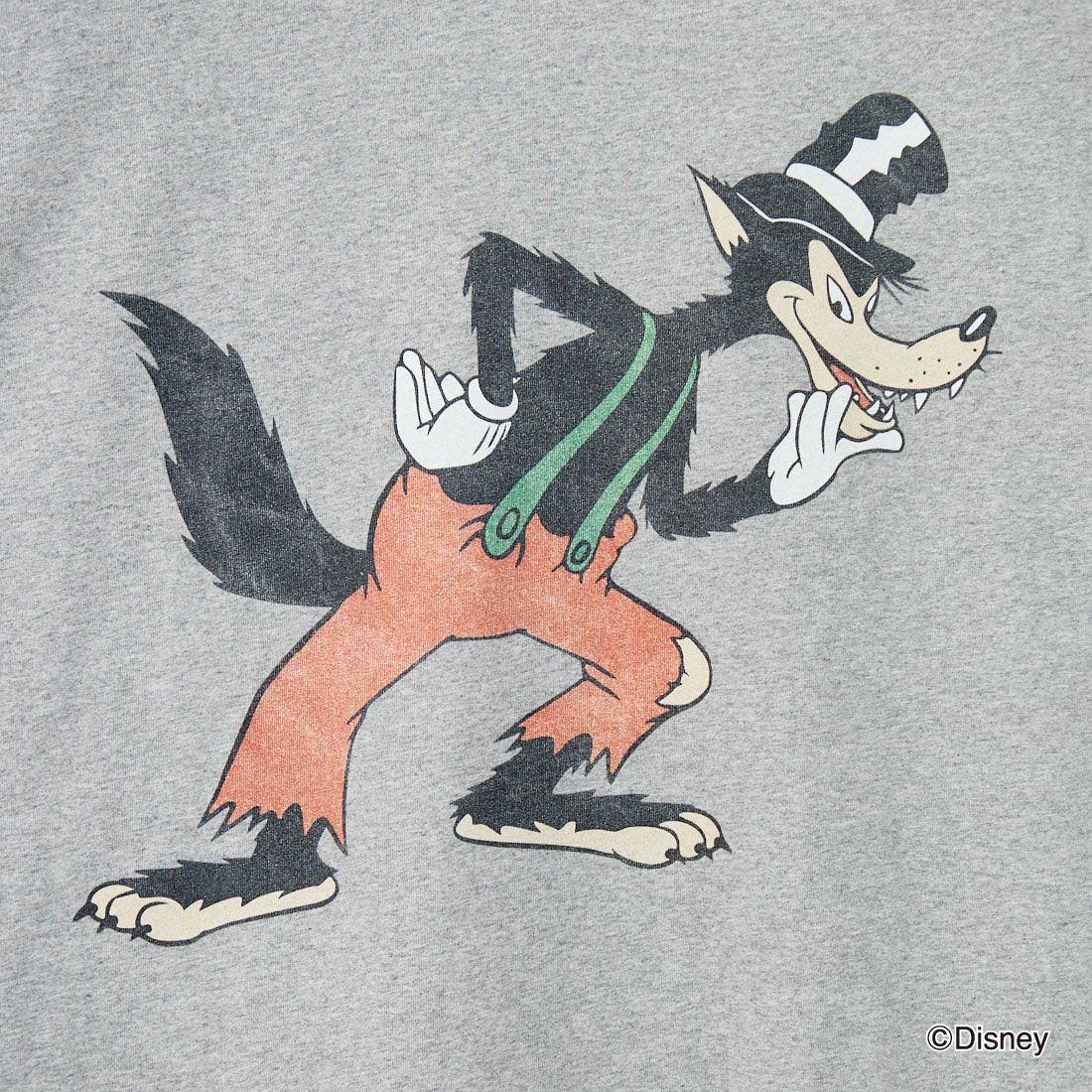 JACKSON MATISSE [ジャクソンマティス] 「THE BIG BAD WOLF」 プリントTシャツ [JM25AW001] GREY