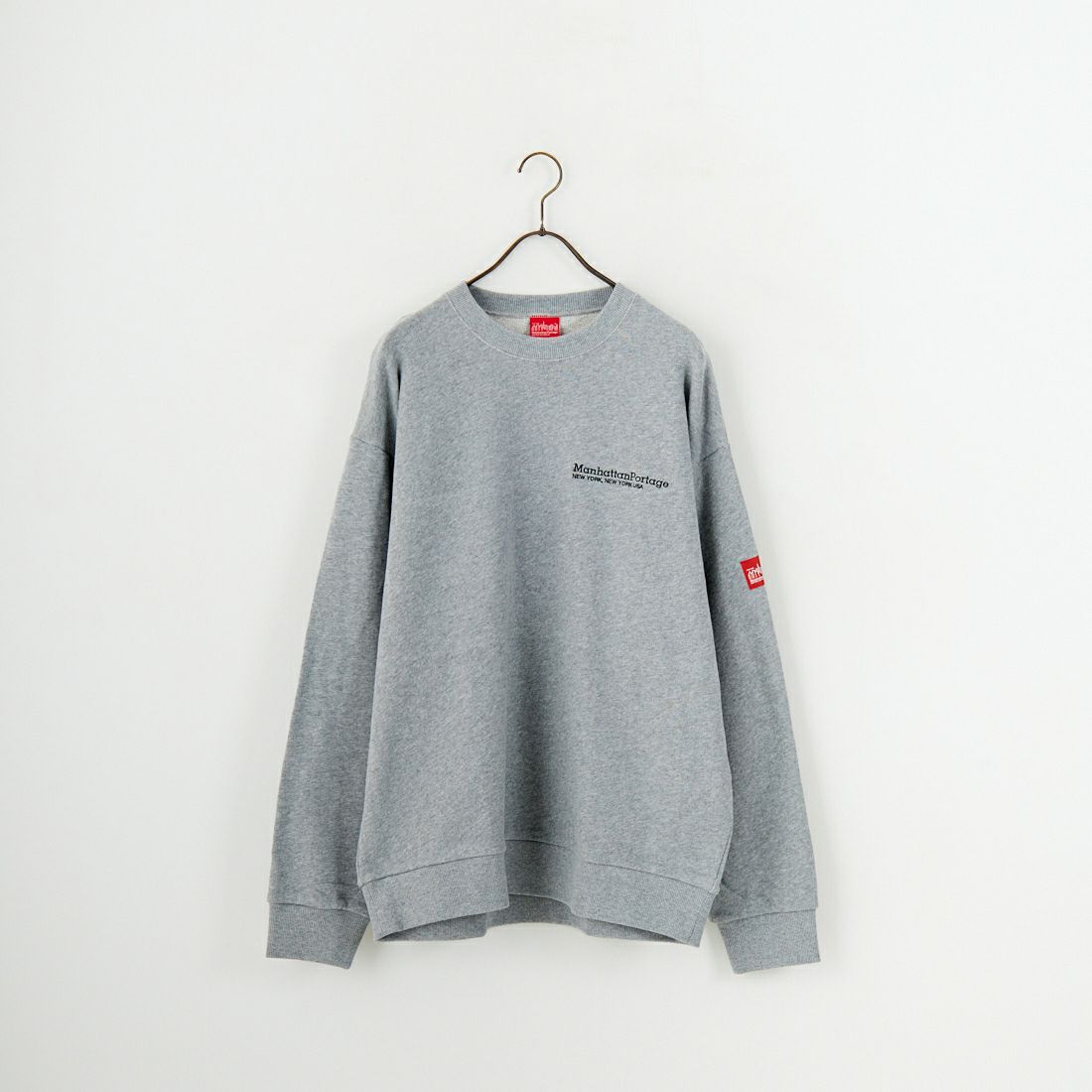 MANHATTAN PORTAGE [マンハッタンポーテージ] 別注 バック切替デザイン クルーネックスウェット [25FWMP-IN72-JF] H.GRAY