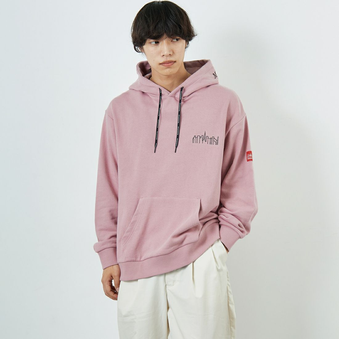 PINK&&モデル身長：179cm 着用サイズ：L&&