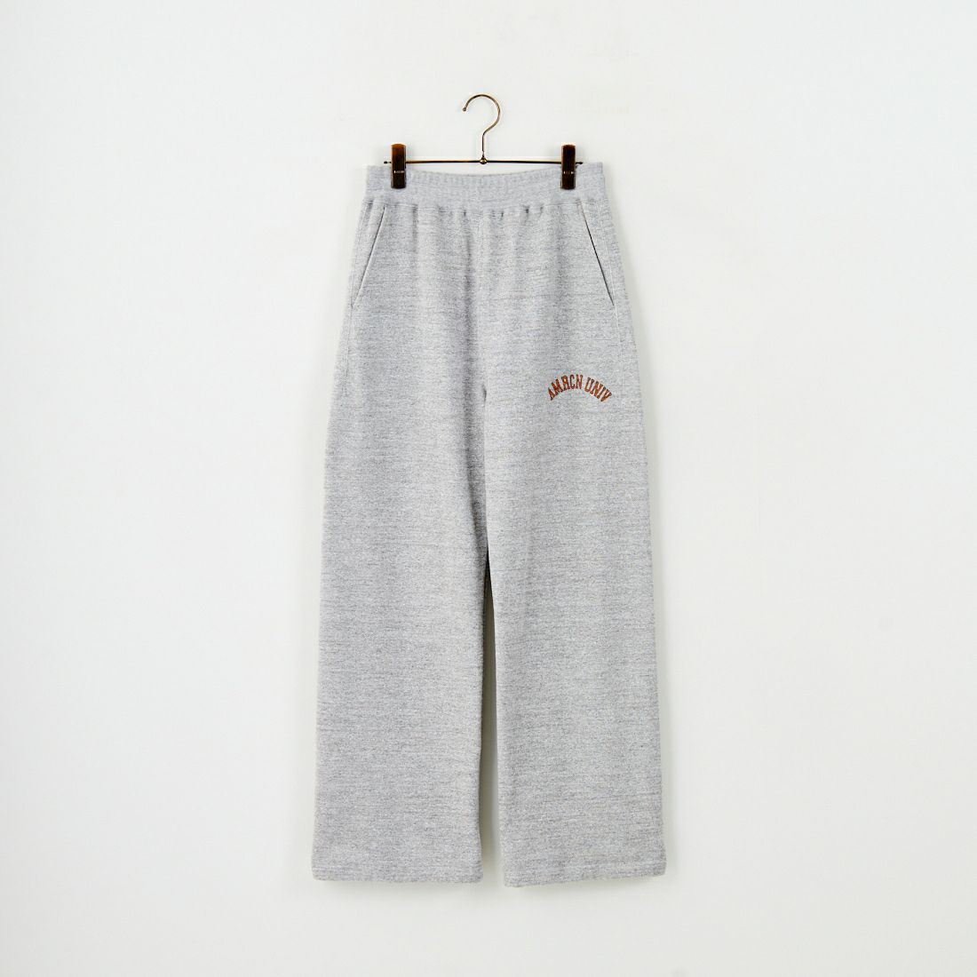 Americana × JEANS FACTORY [アメリカーナ × ジーンズファクトリー] 別注 カレッジロゴ スウェットパンツ [BRF-788A-1-JF] ﾓｸｸﾞﾚｰ