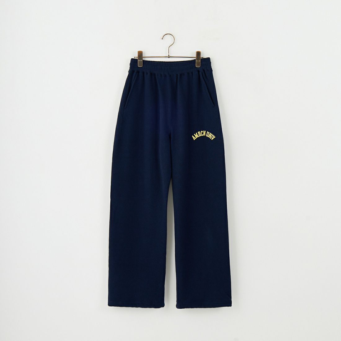 Americana × JEANS FACTORY [アメリカーナ × ジーンズファクトリー] 別注 カレッジロゴ スウェットパンツ [BRF-788A-1-JF] ﾈｲﾋﾞｰ