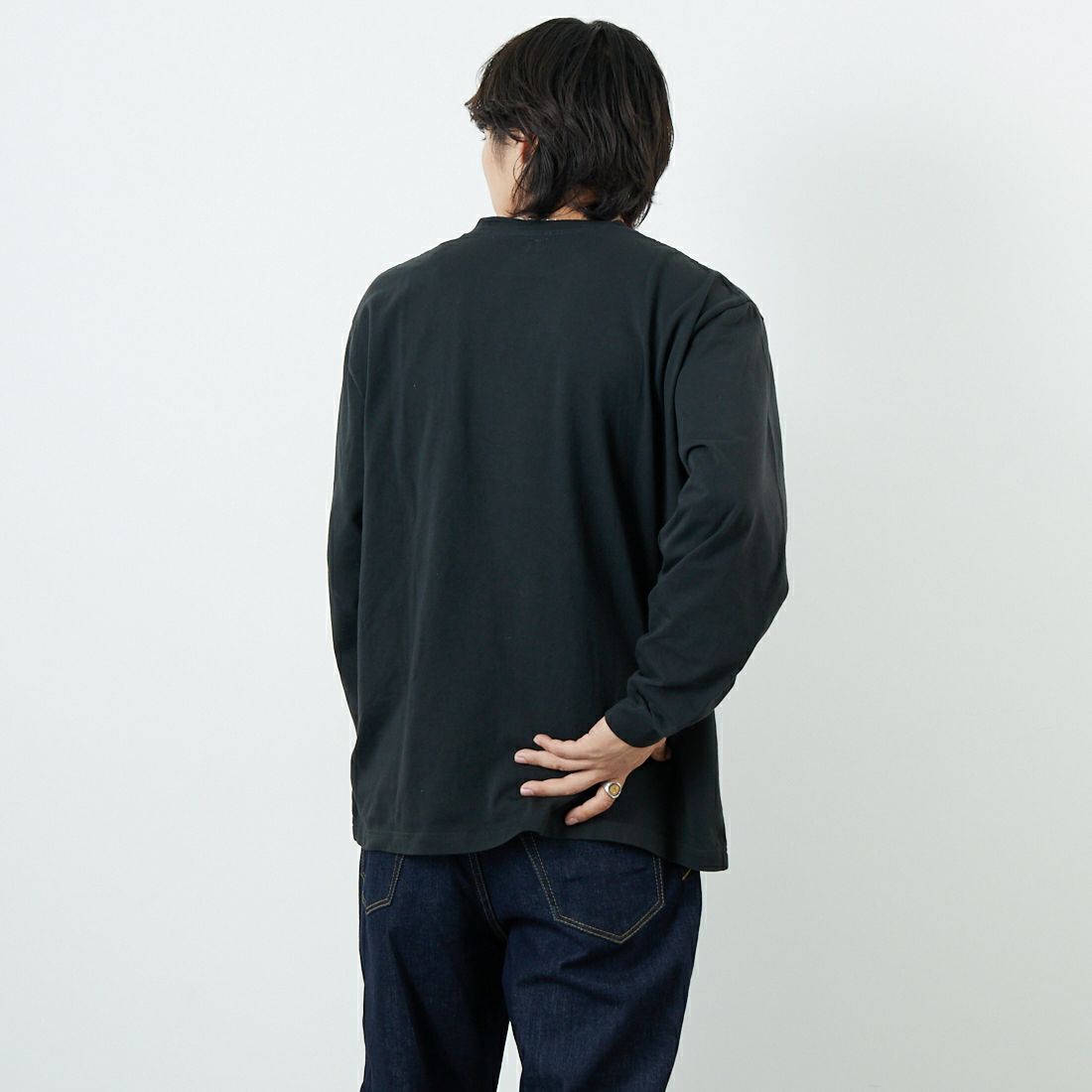 blurhms ROOTSTOCK [ブラームス ルーツストック] クラシックロングスリーブTシャツ [BROOTS25S28F25] 02 F.BLACK